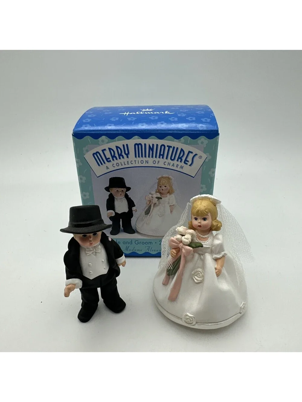 Hallmark - Merry Miniatures - Madame Alexander - Bride and Groom - 1998
